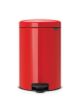 Pedal Bin newIcon, 20 litre, Soft Closing, Plastic Inner Bucket - Passion Red
