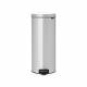 Pedal Bin newIcon, 30 litre, Soft Closing, Metal Inner Bucket - Metallic Grey