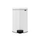 Pedal Bin newIcon, 20 litre, Soft Closing, Metal Inner Bucket - White