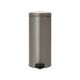 Pedal Bin newIcon, 30 litre, Soft Closing, Plastic Inner Bucket - Platinum