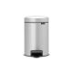 Pedal Bin newIcon, 3 litre, Soft Closing, Plastic Inner Bucket - Metallic Grey