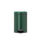 Pedal Bin newIcon, 3 litre, Soft Closing, Plastic Inner Bucket - Pine Green