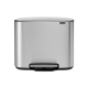 Bo Pedal Bin, with 1 Inner Bucket, 36 litres - Matt Steel Fingerprint Proof